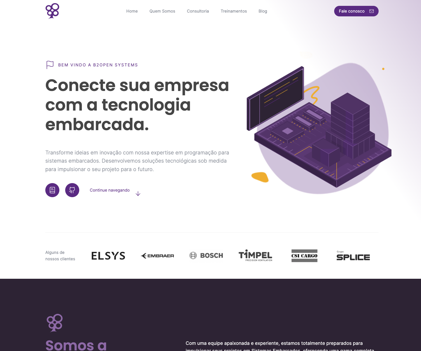 Trabalho realizado para criação de site e serviços de UX Design